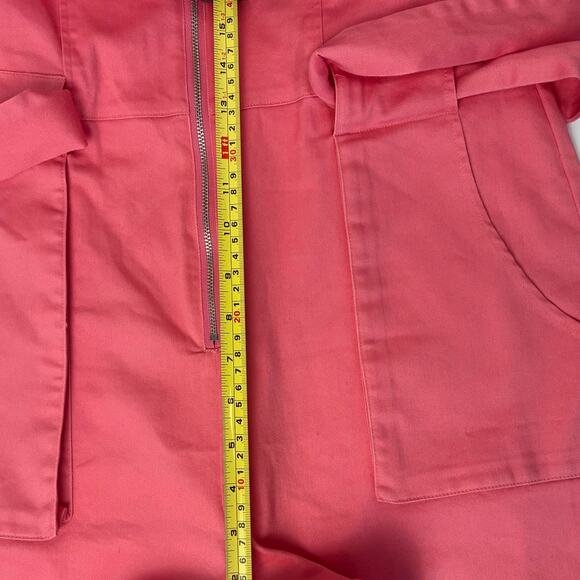 BCBGeneration Coral Tie-Waist Utility Romper Sz XS – Short Sleeve Jumpsuit NWOT - Picture 6 of 13
